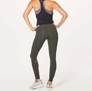Lululemon Speed Up Tight 28" in Dark Olive